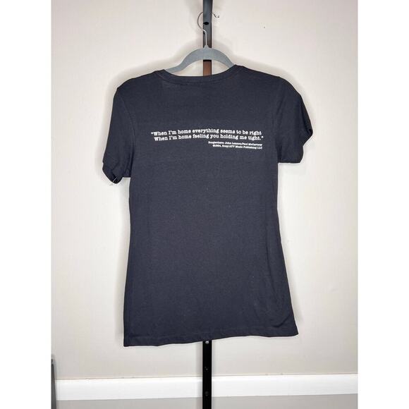 The Chelsea Boot Co. A Hard Day's Night Short Sleeve Graphic Top Black Womens M - Picture 3 of 6